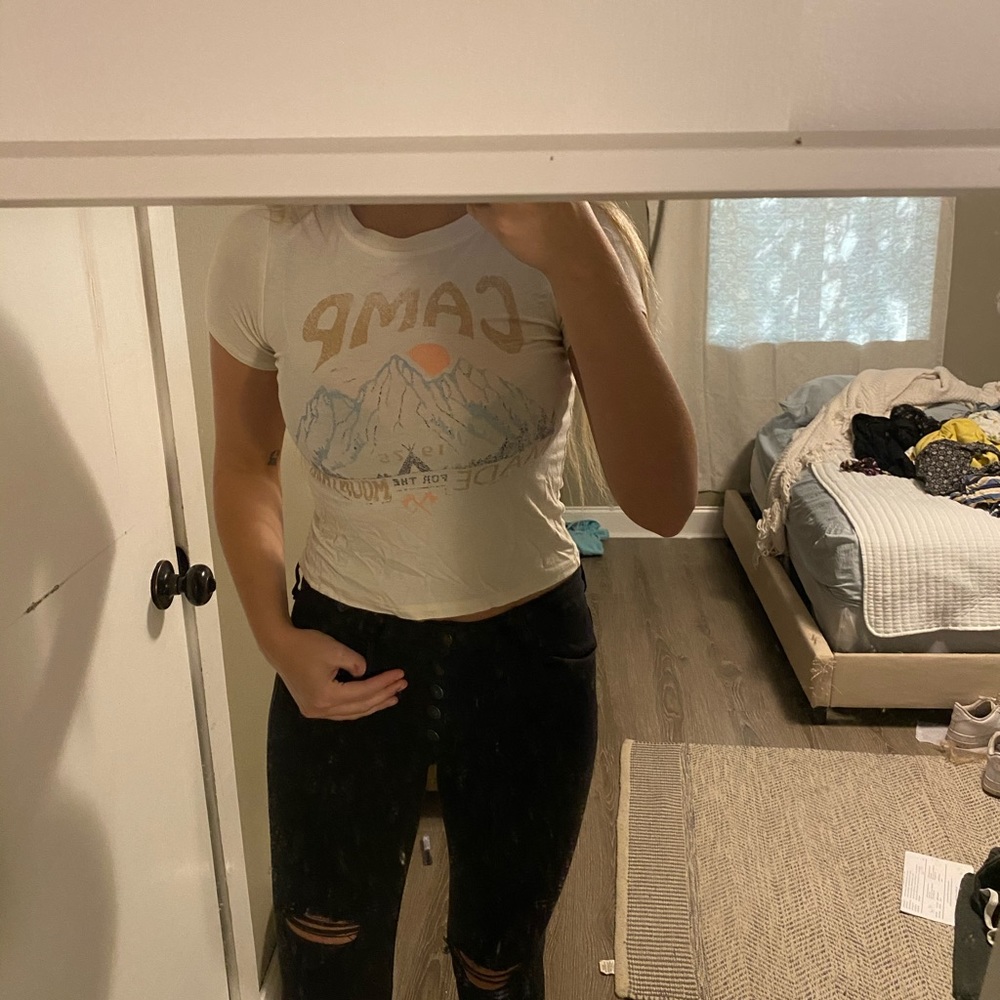 camo Crop tshirt